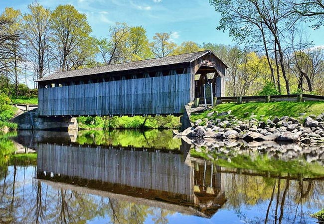 Fallasburg Covered Bridge - Kent County, Michigan