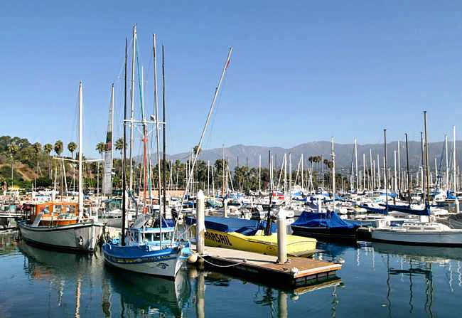 Harbor Scene - Santa Barbara, California