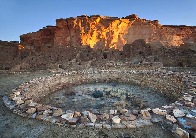 Pueblo Bonito Ruins - Chaco Canyon NHP, New Mexico