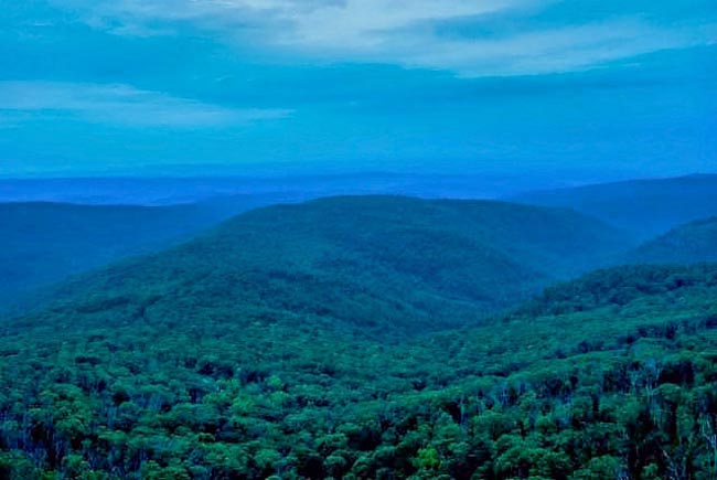 View from White Rock Mountain Overlook - Mulberry, Arkansas