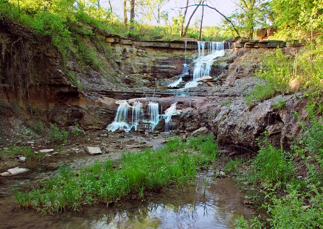 Chase Lake Falls - Cottonwood Falls, Kansas