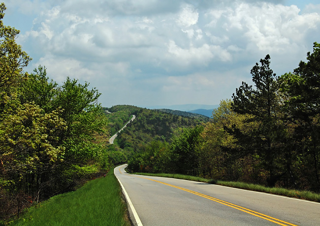 Talimena Scenic Byway - Talihina to Mena, Oklahoma