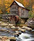 Glade Creek Grist Mill - Babcock State Park, Midland Trail Scenic Byway, West Virginia