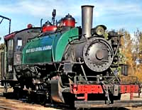 Number 104 Train Locomotive - Keystone, South Dakota