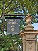 Entrance - Boston Public Garden, Massachusetts
