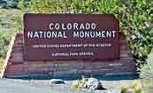 Park Sign - Colorado National Monument, Grand Junction, Colorado