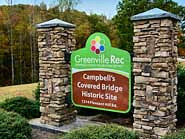 Entrance Sign - Campbell's Covered Bridge Historic Site, South Carolina
