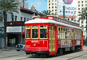 Canal Street trolly - New Orleans