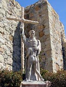 statue - Mission San Juan Capistrano founder, Father Junipero Serra