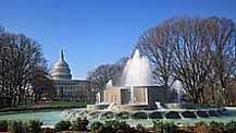 U.S. Capitol Building & Fountain