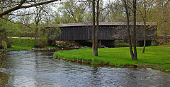 Cedarburg Covered Bridge Side View