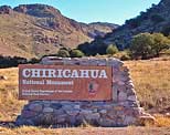 Entrance Sign - Chiricahua National Monument, AZ