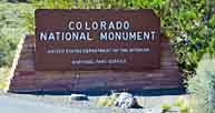 Entrance Sign - Colorado National Monument, Grand Junction, Colorado