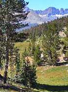 John Muir Wilderness and Sierra Nevada Mountains - California