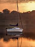 Sailboat on Cunningham Lake  - Omaha, Nebraska