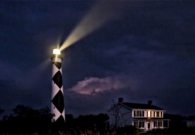 Cape Lookout Lightstation  - Cape Lookout National Seashore, North Carolina