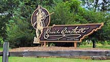 David Crockett State Park Entrance
