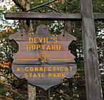 Devils Hopyard Entrance Sign