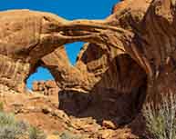 Sandstone Fins (arches in the making) - Arches National Park, Moab, Utah
