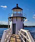 Doubling Point Lighthouse Closeup  - Arrowsic, Maine