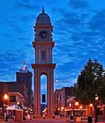 Town Plaza Clock - Debuque, Iowa