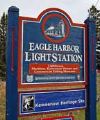 Eagle Harbor Light Station Sign - Eagle Harbor, Michigan