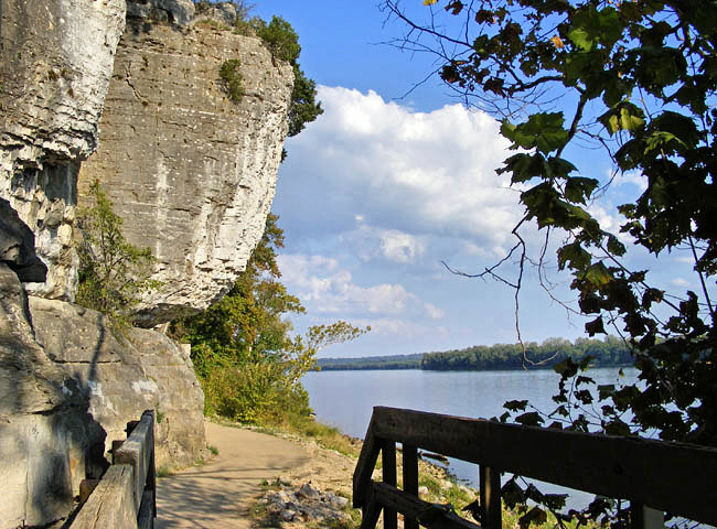 Cave-in-the-Rock Riverwalk - Ohio River Scenic Byway, Illinois