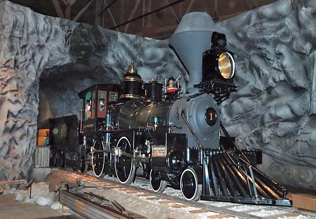Gov. Stanford Locomotive - California Railroad Museum, Sacramento, California