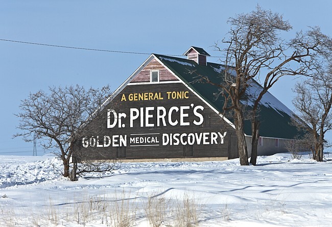 Dr. Pierce's Golden Medical Discovery Billboard - Waterville, Washington