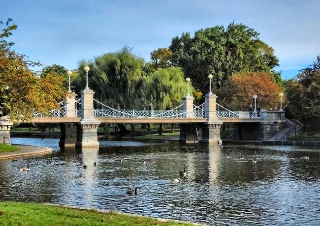 Lagoon Bridge - Boston Public Garden, Massachusetts