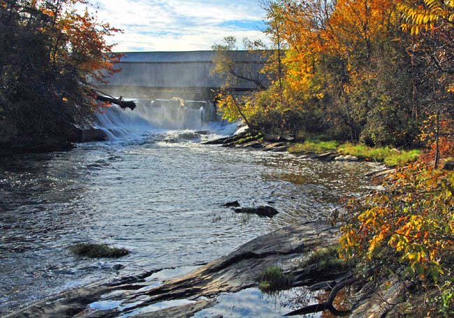 Pulp Mill Bridge - Middlebury, Vermont