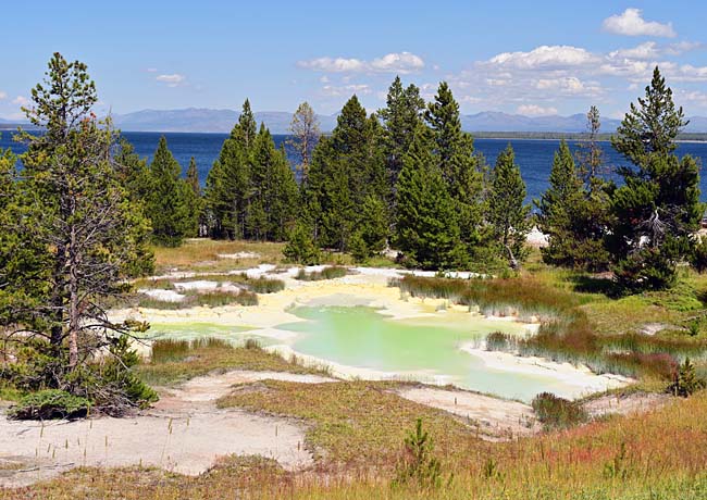 West Thumb Geyser Basin - Yellowstone National Park, Wyoming