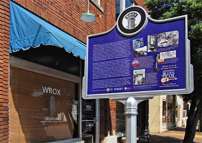 Mississippi Blues Trail - WROX Radio Station Museum - Clarksdale, Mississippi