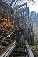 Stairway To Lower Falls - Falls of Hills Creek Scenic Area, WV