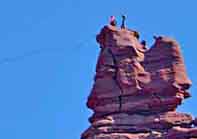 Tower Dare-devils - Fisher Towers Recreation Site, Moab, Utah