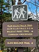 Trail Sign - Jackson, New Hampshire