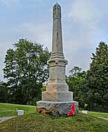 Groveton Confederate Cemetery Obelisk - Manassas, Virginia