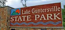 Lake Guntersville State Park Entrance Sign