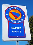 South Carolina National Heritage Corridor Sign