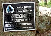 Ica Age Trail Western Terminus Sign