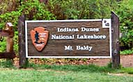 Mount Baldy Entrance - Indiana Dunes National Lakeshore, Michigan City, Indiana