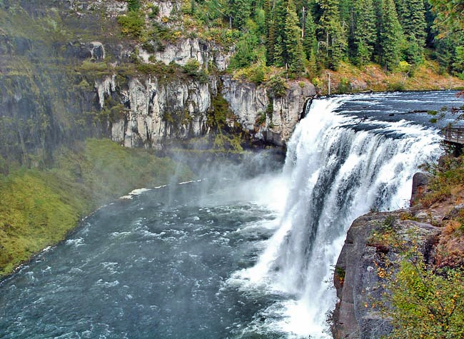 Upper Mesa Falls - Mesa Falls Interpretive Site, Ashton, Idaho