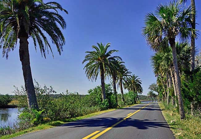 High Bridge Road - Ormond Scenic Loop, Florida