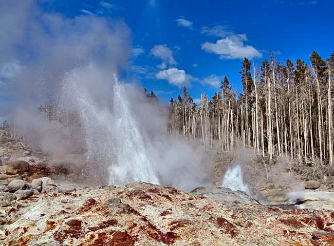 Steamboat Geyser - Norris Geyser Basin, Yellowstone National Park, WY