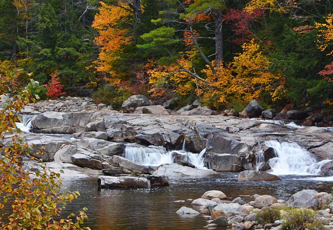 Lower Falls - Rocky Gorge Scenic Area, Albany, New Hampshire