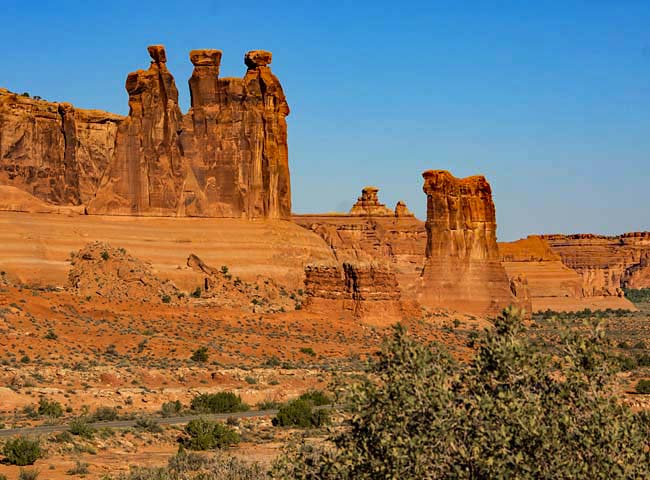 The Three Gossips - Arches National Park, Moab, Utah
