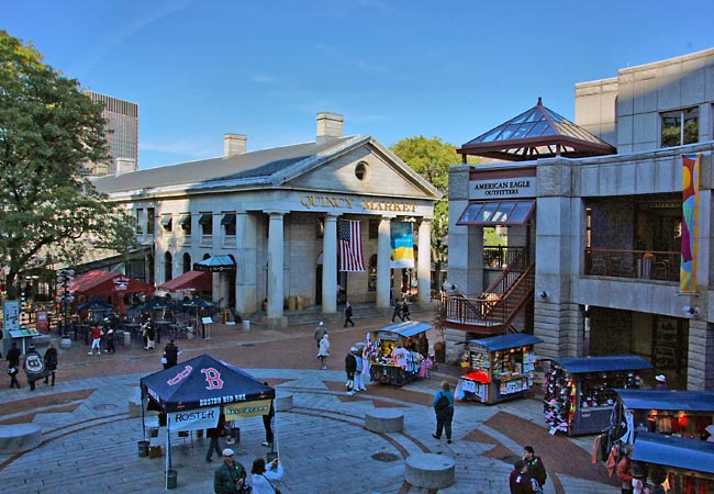 Quincy Market - Boston Faneuil Hall Marketplace, Massachusetts