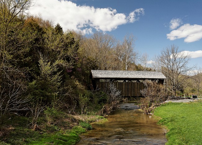 Indian Creek Covered Bridge - Monroe County, West Virginia