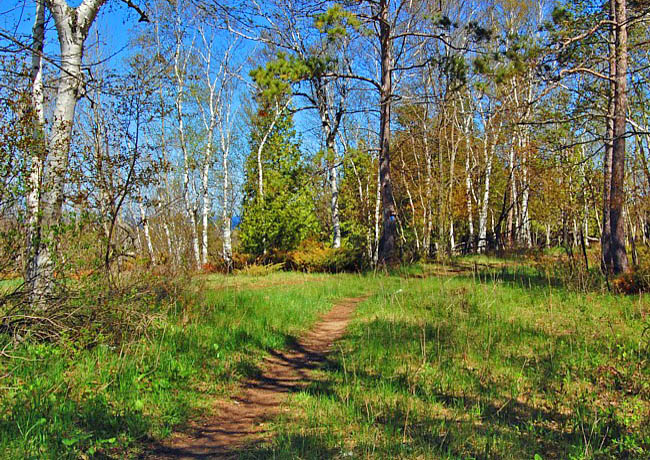 Eastern Terminus of the Ice Age Trail - Potawatomi State Park, Wisconsin