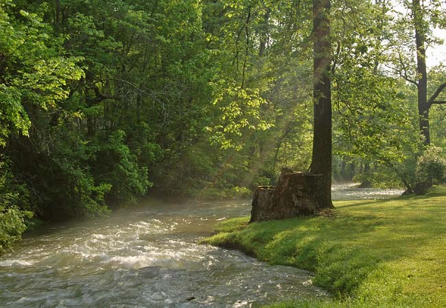 Spring Mill Creek - Spring Mill State Park, Mitchell, Indiana